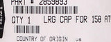 Genuine Polaris Rim Center Cap Part Number - 2859893