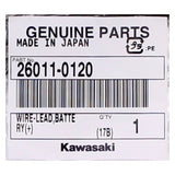 Kawasaki Positive Battery Cable Assembly Part Number - 26011-0120