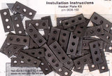 Three Hole Hooker Plate Kit Part Number - 0636-154 For Arctic Cat