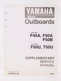 Yamaha F50U T50U Service Manual PN LIT-18616-FT-50