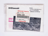 Kawasaki Owners Manual Label Kit PN 99996-1338