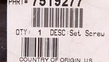 Genuine Polaris Set Screw Part Number - 7519277