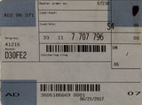 Centering Ring Part Number - 33117707796 For BMW