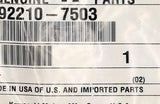 Kawasaki Nut Part Number - 92210-7503