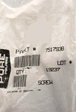 Genuine Polaris Screw Part Number - 7517938 (Pack of 8)