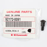 Kawasaki Screw PN 92172-0091