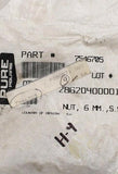 Genuine Polaris 6MM Nut Part Number - 7546705