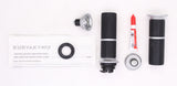 Kuryakyn Silver Riot Rubber Knurled Handlebar Hand Grips for Indian Scout