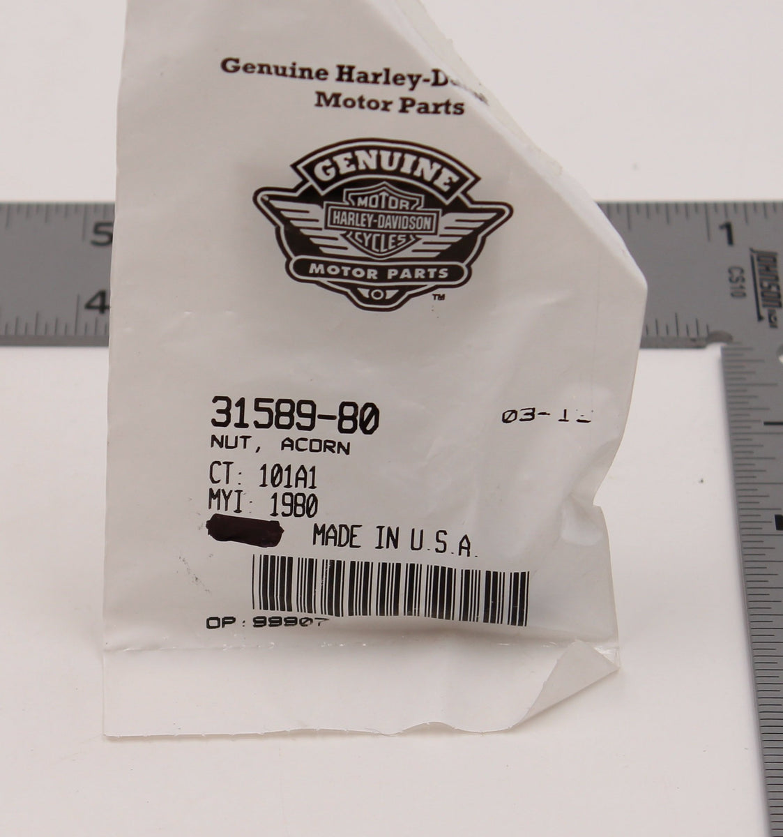 HARLEY DAVIDSON,ACORN NUT,PN 3158980 Kiwi Sports, LLC