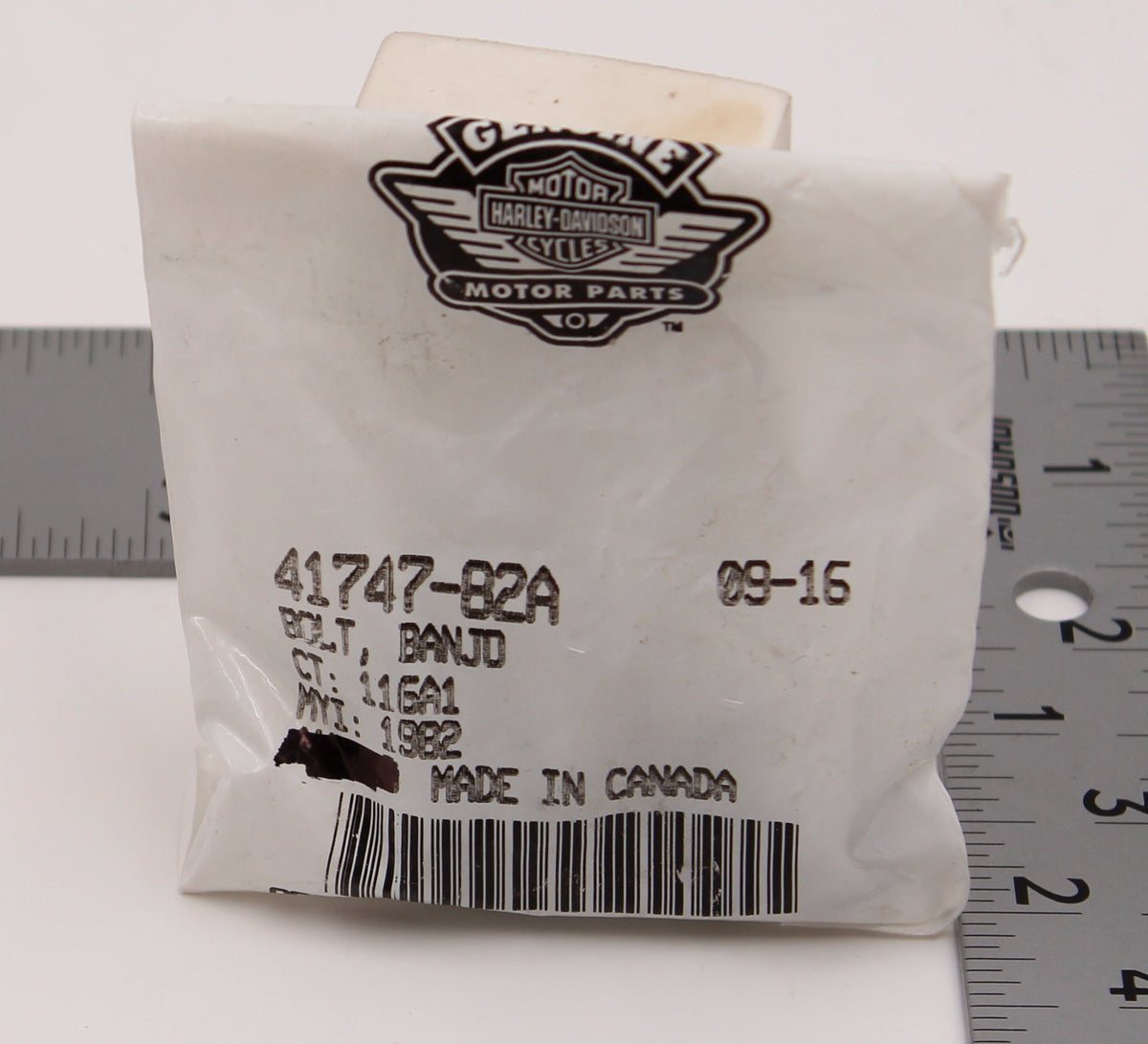 Genuine HarleyDavidson Banjo Bolt PN 4174782A (Pack of 1) Kiwi