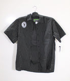 Arctic Cat Cathead Black Striped Shop Shirt - Size LG Part Number - 5239-234