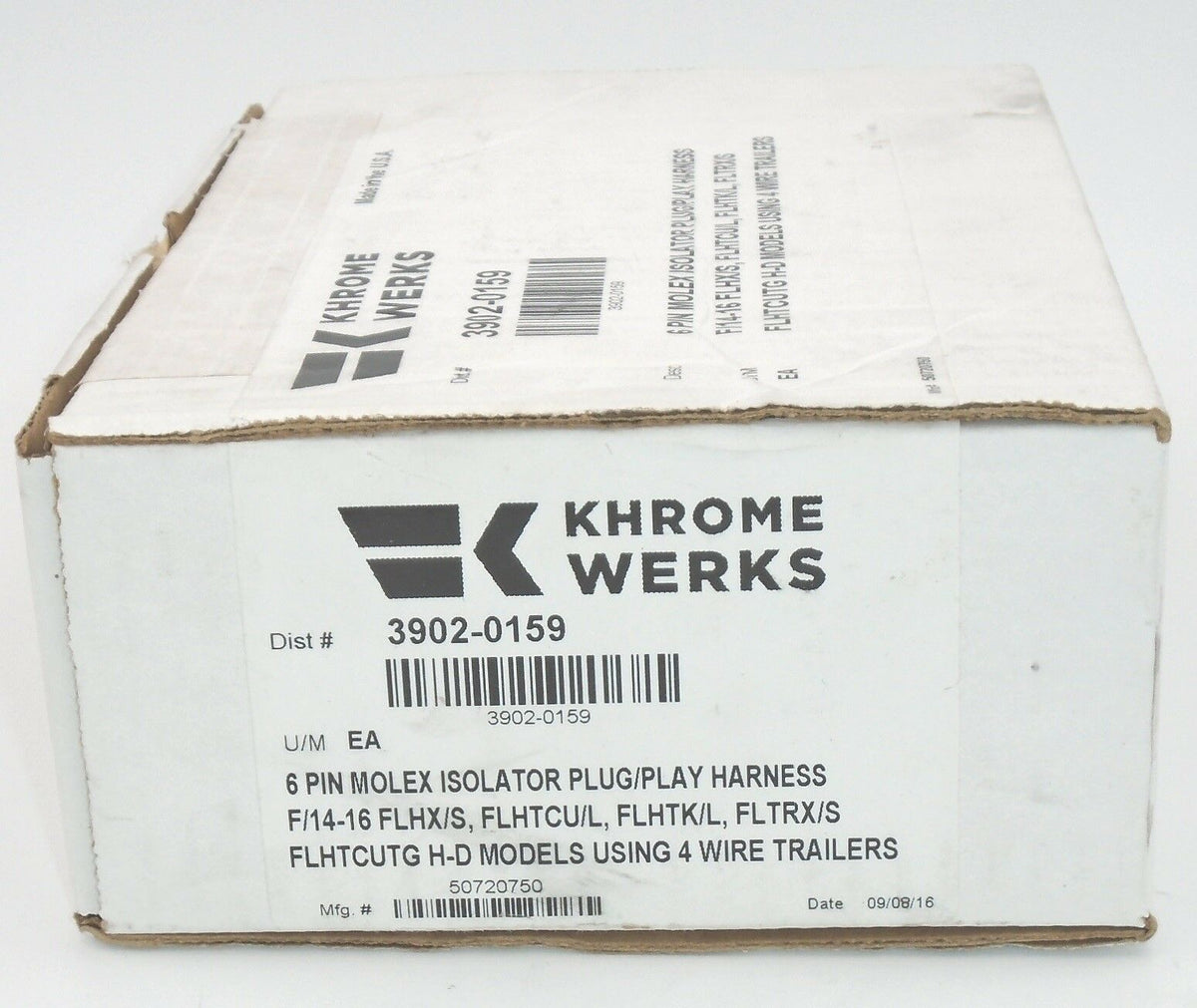 Khrome Werks Plug & Play Trailer Wiring Kit PN 39020159 Kiwi Sports, LLC
