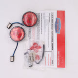 Kuryakyn LED Turn Signal, Rear Black Bezel/Red Lens PN 5459