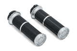 Kuryakyn RIOT GRIPS 96+ CABLE THROTTLE SIL PN 3580