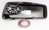 Red Left Saddle Bag Assembly Part Number - 90201142Ebc For Harley-Davidson