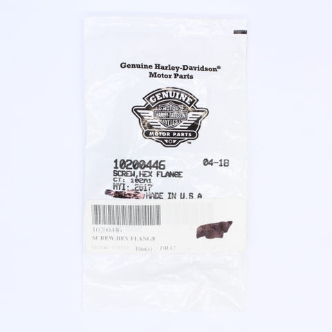 Harley-Davidson Hex Flange Screw Part Number - 10200446