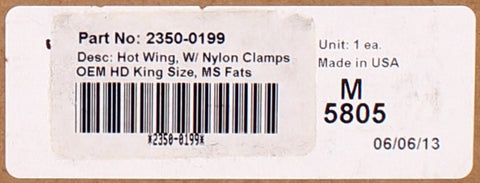 Memphis Shades Hot Wing, W/ Nylon Clamps PN 2350-0199