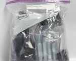 Risers 1" Smooth 4" Black Part Number - 0602-0488 For Harley-Davidson
