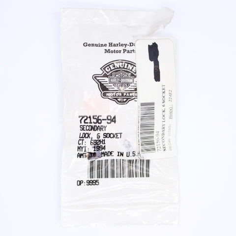 6 Socket Secondary Lock Part Number - 72156-94 (Pack Of 2) For Harley-Davidson
