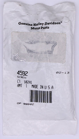 Genuine Harley-Davidson Screw Part Number - 4592