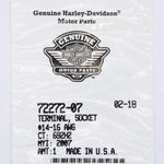 Harley-Davidson Terminal Socket #14-16 AWG Part Number - 72272-07