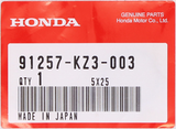 Genuine Honda O-Ring Part Number - 91257-KZ3-003