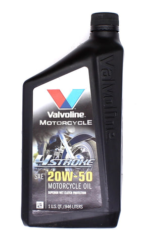 Valvoline Motorcycle 4 Stroke 20W-50 Oil PN VV743
