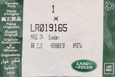 Genuine Land Rover Bolt Part Number - LR019165