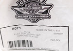 Harley-Davidson Flat Top Acorn Nut, Chrome Plated Part Number - 8071 (Pack Of 2)