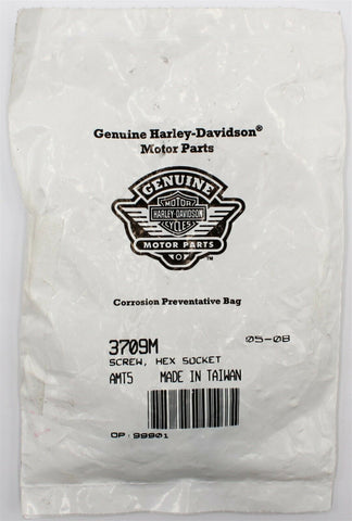 Genuine Harley-Davidson Hex Socket Screws Part Number - 3709M