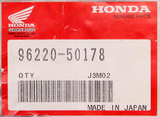 Genuine Honda Roller Part Number - 96220-50178
