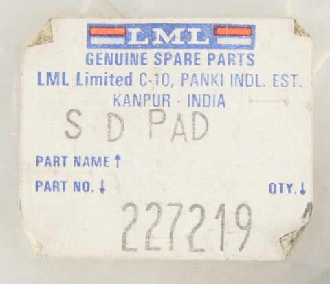 LML Limited Panel Part Number - 227219