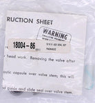 Harley-Davidson Valve Seal Set Part Number - 18004-86