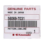 Kawasaki Cowling Decal PN 56069-7031