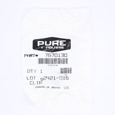 Genuine Polaris U- Clip Part Number - 7670130