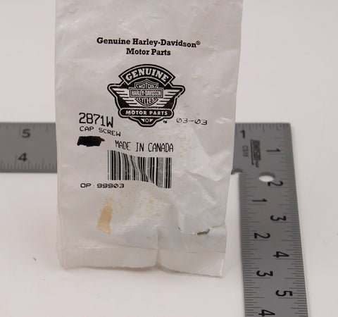 Genuine Harley-Davidson Cap Screw Part Number - 2871W (Pack of 2)
