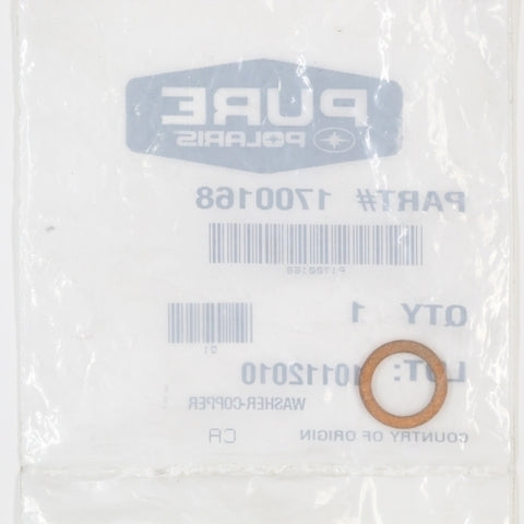 Polaris Copper Washer Part Number - 1700168