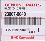 OEM Kawasaki Ninja 250R ZX-10R ZX-6R ZX-6RR Turn Signal Lamp Lens 23007-0040