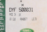 Genuine Land Rover Washer Part Number - DYF500031