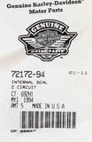 Genuine Harley-Davidson Internal Seal Part Number - 72172-94