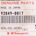 Genuine Kawasaki Oil Seal Part Number - 92049-0017