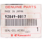 Genuine Kawasaki Oil Seal Part Number - 92049-0017