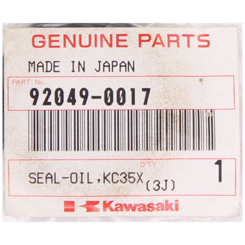 Genuine Kawasaki Oil Seal Part Number - 92049-0017