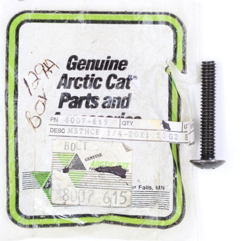 New OEM Arctic Cat 8007-615 Machine Screws Qty 2 NOS