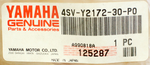 Genuine Yamaha Side Cover Part Number - 4SV-Y2172-30-P0