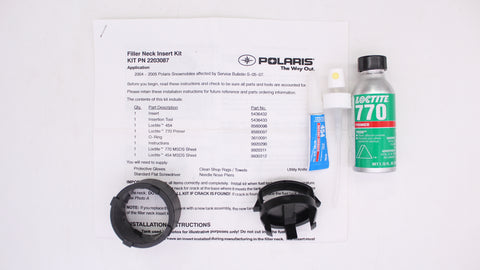 Genuine Polaris Filler Neck Insert Kit Part Number - 2203087