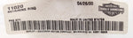 Genuine Harley-Davidson Retaining Ring Part Number - 11020