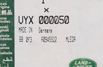 Genuine Land Rover Ring Part Number - VYX000050