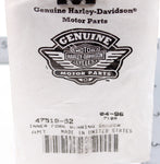 Genuine Harley-Davidson Inner Fork Bearing Spacer Part Number - 47518-52