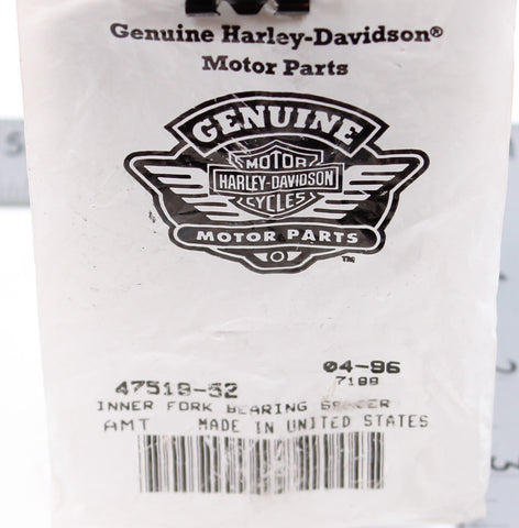Genuine Harley-Davidson Inner Fork Bearing Spacer Part Number - 47518-52